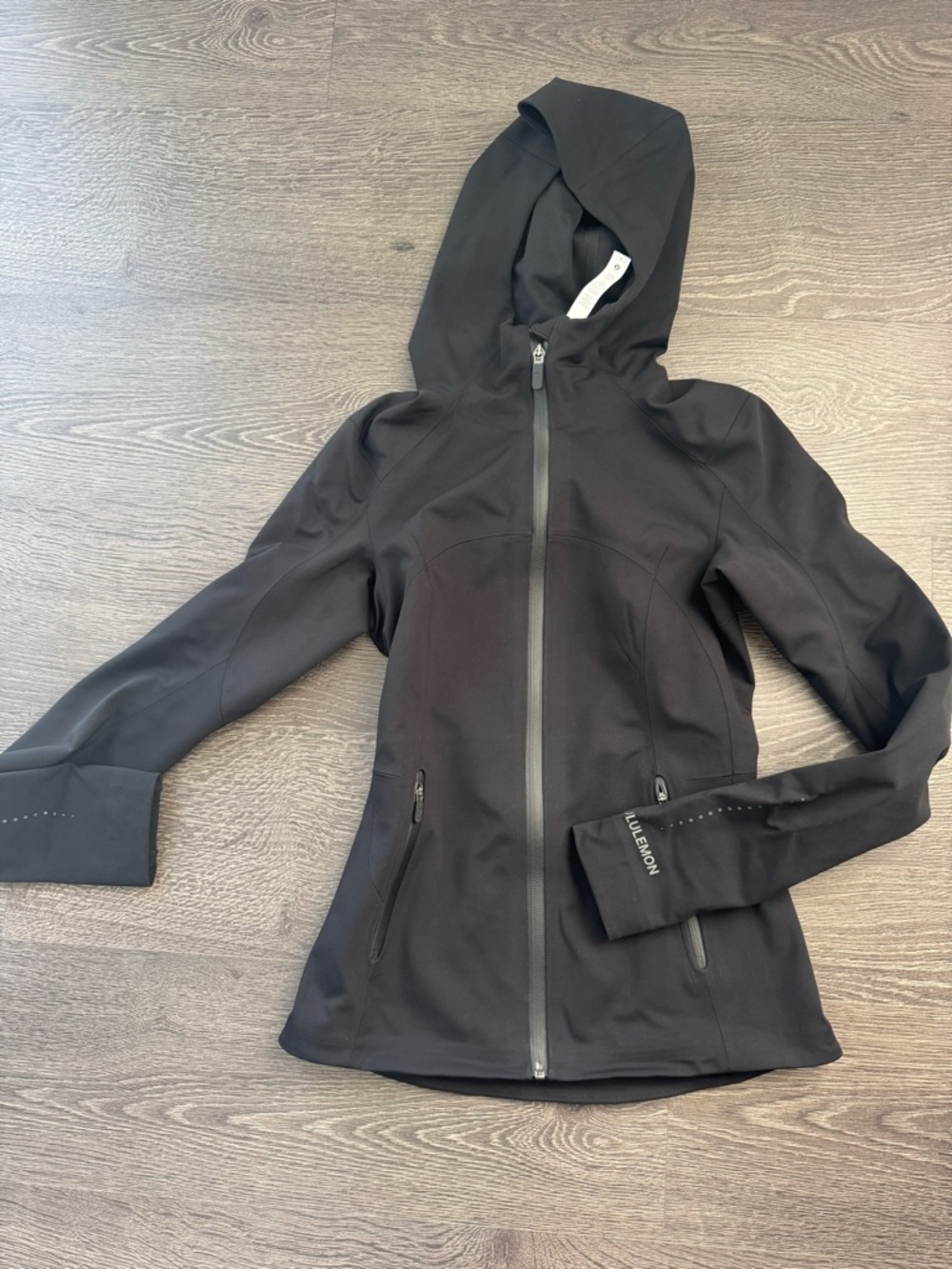 lululemon athletica Black Hooded Utility Jacket